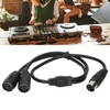 DIN 4PIN to 2DIN 4PIN Adapter Cable Professional Male to