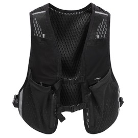 Running Vest for Women Men Adjustable Chest Straps Hydration Vest Lightweight Reflective Running Backpack with Pockets for Summer Marathons Trail Running Cycling