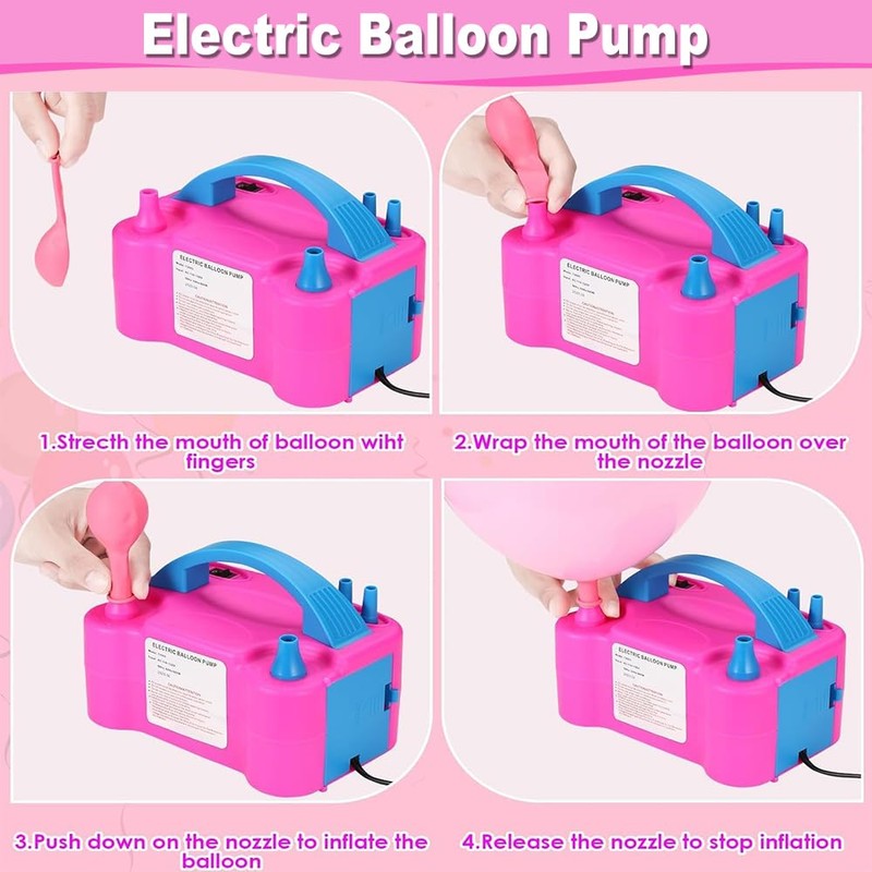 Balloon Arch Kit with Balloon Pump, 9Ft Tall & 10Ft