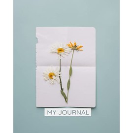 Daisy Journal for daily reflection and journaling: Pretty flower daisy design journal for daily reflection and thought keeping