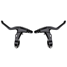 Clarks Cycle Systems CLK-24 Three Finger Alloy V-Brake Levers, Black, Pair