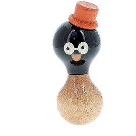 Vilac - Rattle René Le Penguin - Solid Wood Toy to Experience and Decorate - 6 Figures to Collect - Unique Design - for Children from 1 Year