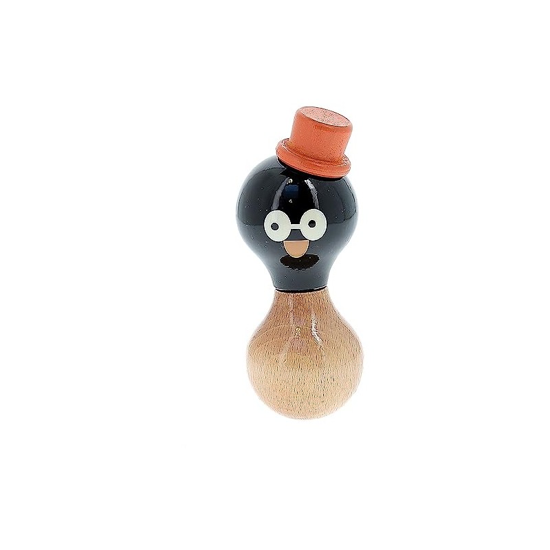 Vilac - Rattle René Le Penguin - Solid Wood Toy