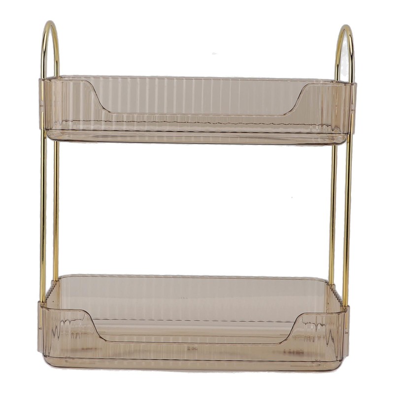 Double Layer Makeup Stand Modern Light Luxury 2 Tier Makeup