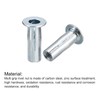 sourcing map M5 Multi-Grip Rivet Nuts, Pack of 10, Pre-Drilled