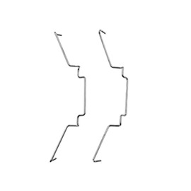 Fan Buckle DGZZI 2PCS CPU Radiator Fan Hook Fixed Bracket Elastic Steel Fan Buckle 8cm Down Hook