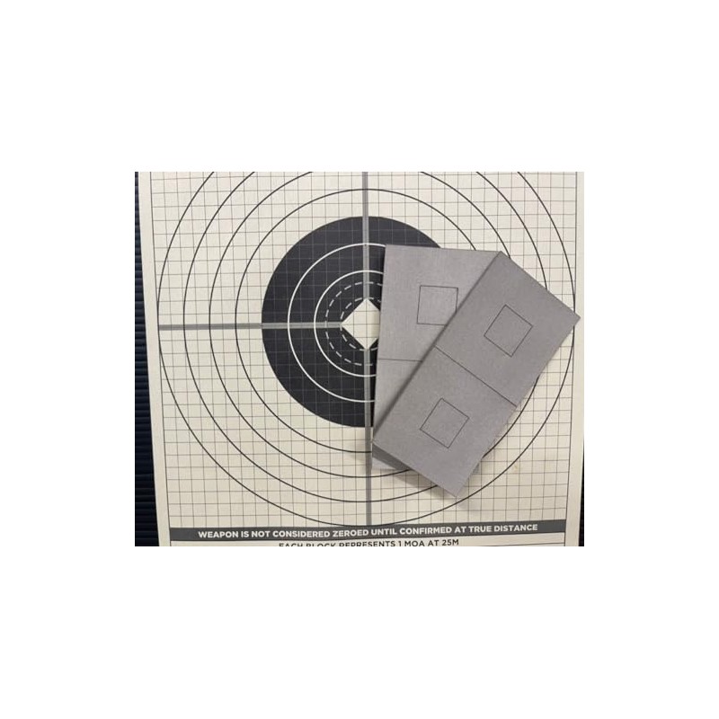 50 Meter Zeroing Target Paster Packs (8 Pcs/Pk)