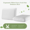 JHK Comfy Memory Foam Pillow Neck Relief Ergonomic Body Side