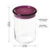 Omada Trendy 1 lliter jar in Glass Size 15,5 cm