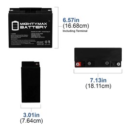 Mighty Max Battery 12V 18AH SLA Battery for Briggs Stratton 7000 Watt Generator Brand Product