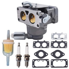 AISENPARTS Lawnmower Carburetor with Solenoid Valve 799230 Replacement for John Deere L111 L118 L120 LA120 LA130 LA135 LA140 LA145 LA150 Briggs Stratton 791230 799230 699709 49 49 9804