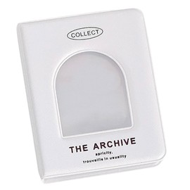 SPRMUD Mini Cards Binder Collection 1-Pocket, 40 Pockets Card Holder with 20 Sleeves, Trading Card Collector, Album Card Folder for Girls and Boys (1, White)