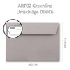 ARTOZ Greenline Series Envelopes DIN C6 11.4 x 16.2 cm