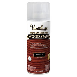 Varathane Premium Fast Dry Wood Stain Spray, 10.25 oz, Cognac