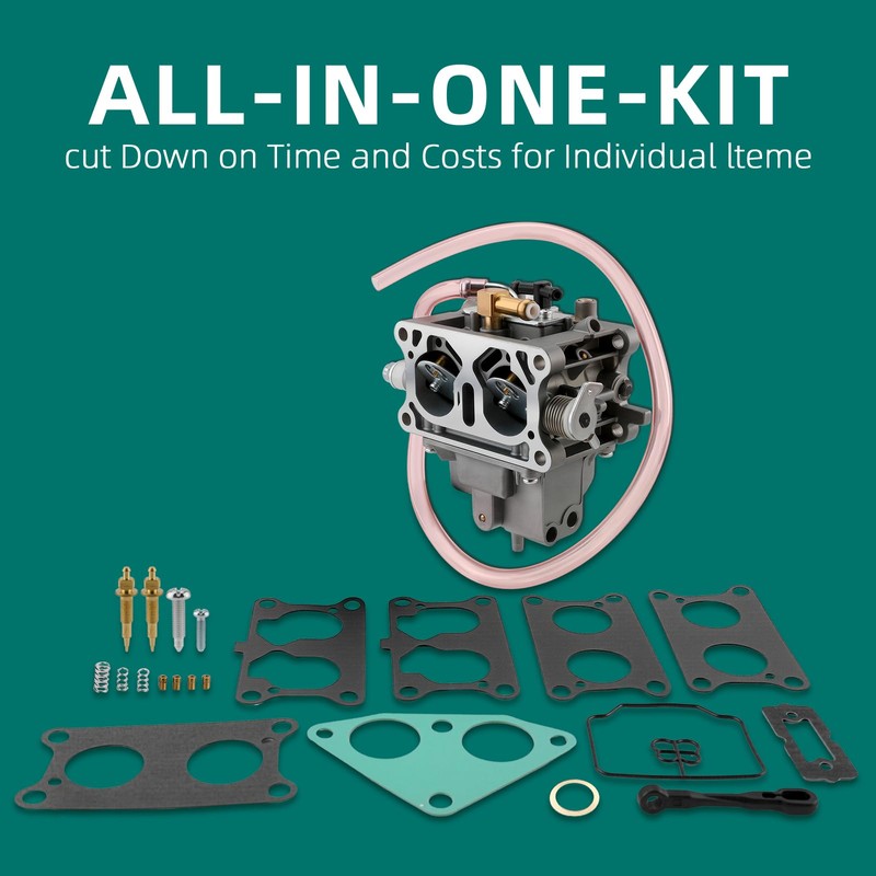AUTOKAY 15003-2766 Carburetor With Carb Repair Kit for Kawasaki Mule