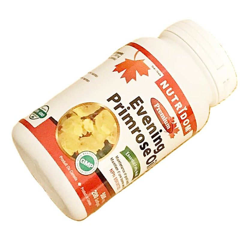 Nutridom Evening Primrose Oil Omega-6 & GLA 500mg 200Softgels