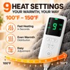 Heating Pad for Back, 17 x 33 in, 9 Heat