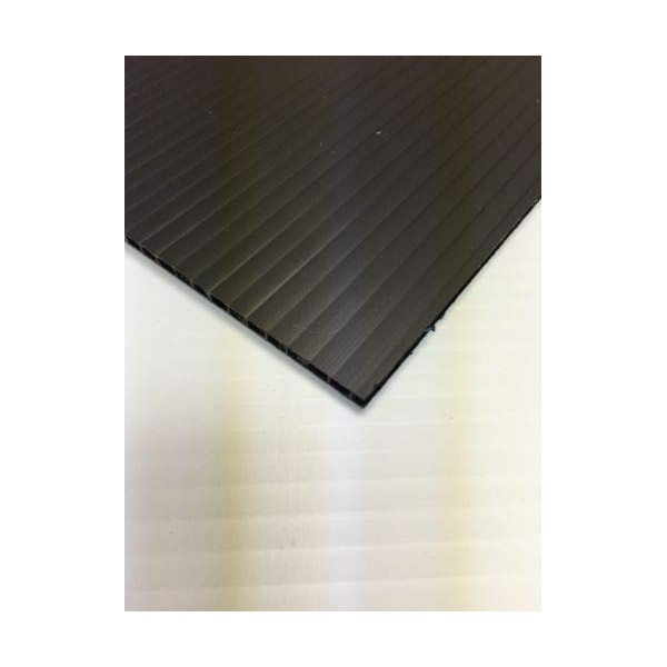 Corrugated Plastic Coroplast Sheets Sign -6mm Black 48" x 24"