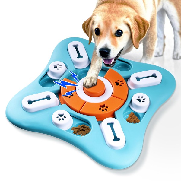 YETEE Interactive Dog Puzzle Feeder, Treat Dispenser Dog Puzzle Toys