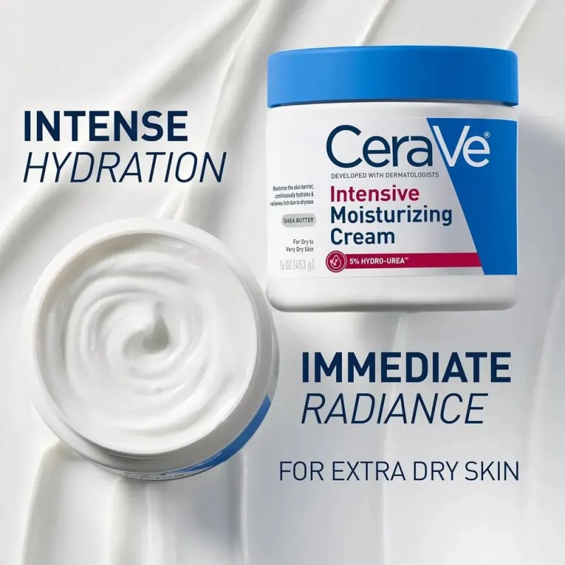 Crema Hidratante Intensiva Cerave Con 5% Hydro-urea 453g Seca Día/noche
