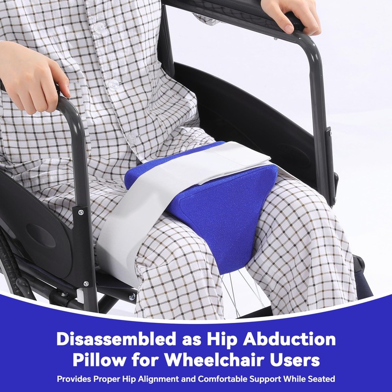 HOMBYS 2-in-1 Hip Abduction Pillow After Surgery, Separable Abduction Wedge