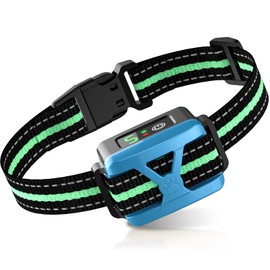 Dog Bark Collar, CMUBH Bark Collar for Large Dog, Rechargeable Anti Bark Collar for Medium Small Dogs with 5 Adjustable Sensitivity and Intensity Beep Vibration