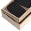 Zeller Black Mosaic 15199 Wooden Storage Box Approx. 24 x