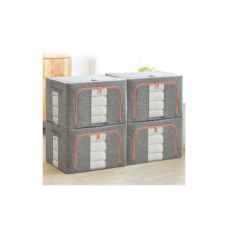 Steel frame bedding organizer living box 22L 66L 100L, 100L
