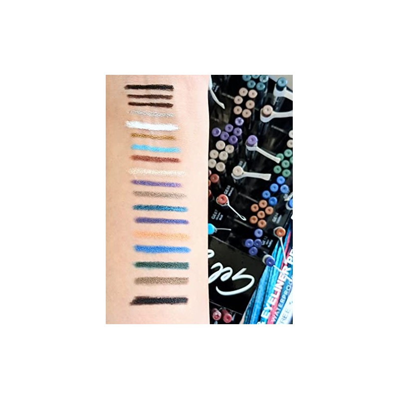 Gel Slide Eyeliner Pencil by She Makeup (Dark Brown -