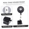 SUPVOX Snooker Pool Chalk Tip Rubber Holder Lightweight Portable Billiard
