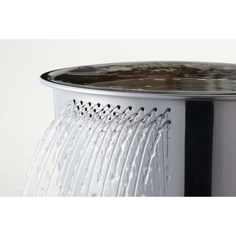 Yoshikawa SJ2500 Washtub, D-Shaped, Small, Perforated & Rubber Feet, Silver,