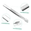 OHPHCALL 30pcs Stainless Steel Tweezers for Jewelry Making Crafting and