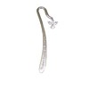 Stunning Shiny Silver Colour Guardian Angel Bookmark with Crystal Effect