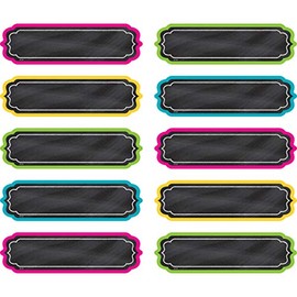 Teacher Created Resources Chalkboard Brights Labels (TCR20871)