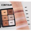 12 Colors Contour with Highlighter, Bronzer and Blush Shades, Cream