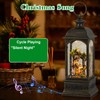 Wondise Lighted Musical Snow Globe Lantern with 6 Hour Timer,