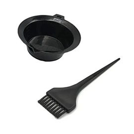 Kit para tinte de cabello, incluye brocha, tazón medidor, realiza tintes para cabello profesionales, fantasía o clásicos, excelente kit de belleza para el cuidado de cabello teñido.