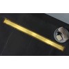 Bernkot Linear Shower Drain 36", Brushed Gold Floor Drain with