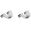 Clever-Kauf-24 GmbH Easyfix Hooks for Eyelet Roller Blinds Pack of 2