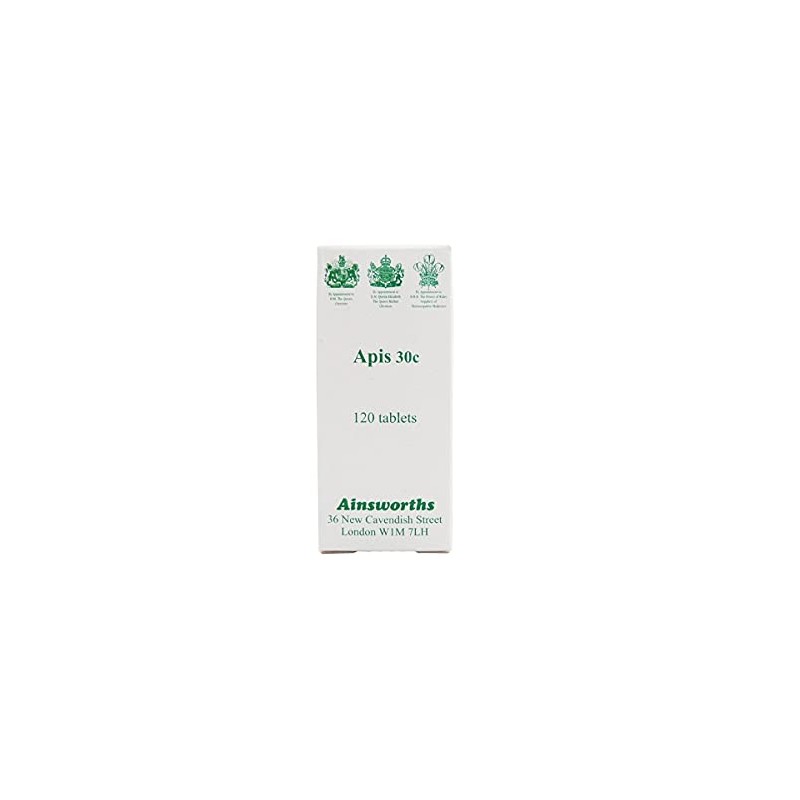 Ainsworths 30C Apis Homoeopathic Remedy - Pack of 120 Tablets