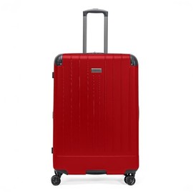 Kenneth Cole REACTION Flying Axis Collection Lightweight Hardside Expandable 8-Wheel Spinner Luggage, Cherry Red, 28-Inch Checked