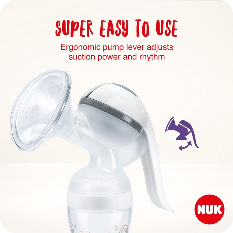 NUK Manual Breast Pump & Perfect Match Baby Bottle