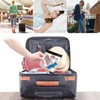 Airport Security Liquids Bags,20x20cm 4 Pcs Clear Travel Toiletry Bag