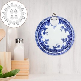 ELAYARD 20 Ganchos De Pared Transparentes Para Toallas, Abrigos, Adhesivos, Impermeables Resistentes Para BañO Ducha Cocina Cortinas Accesorios Para Colgar En Interiores Y Exteriores