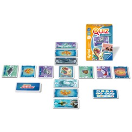 Ravensburger tiptoi 00192 Quiz Underwater Quiz Game for Children from 6 Years, for 1-4 Players, Blue and White