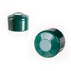 EMFA Fence Post Caps, Round, 44.3 mm, Green, Pack of