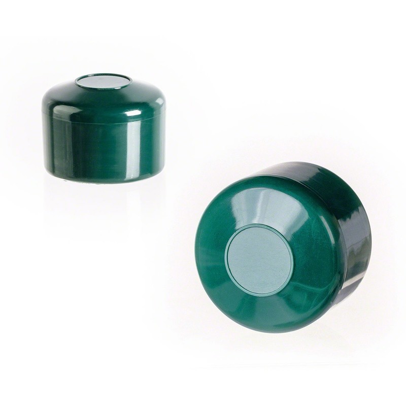 EMFA Fence Post Caps, Round, 44.3 mm, Green, Pack of