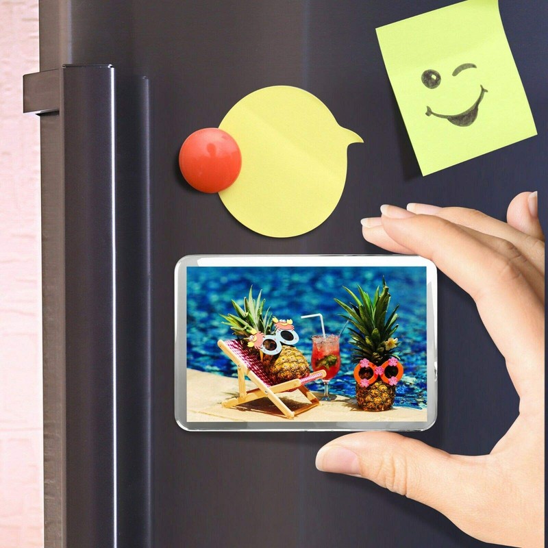 1 x Fridge Magnet -Pineapple Holiday Classic Fridge Magnet -