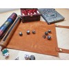 Power Beast Dungeon Dice Mat, Scroll Style, Roll-Up with Dice