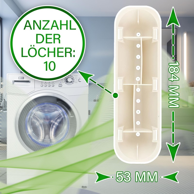 Drum Ribs for Washing Machines 184 x 43 x 40